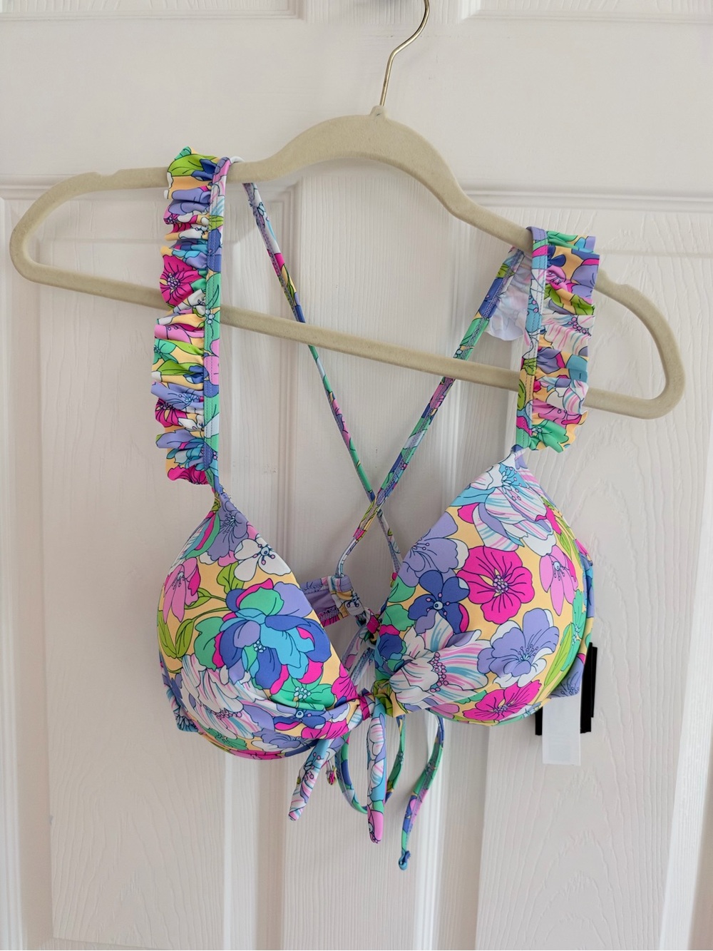 California Waves Push Up Bikini Top